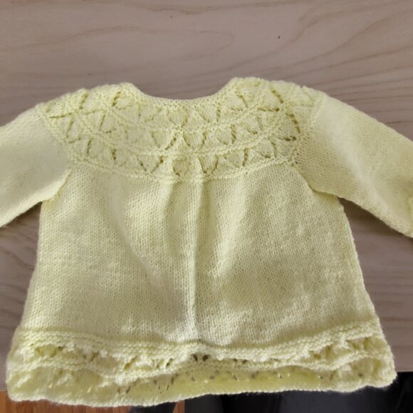 Hand Knit Baby Set - Picture 2 of 6